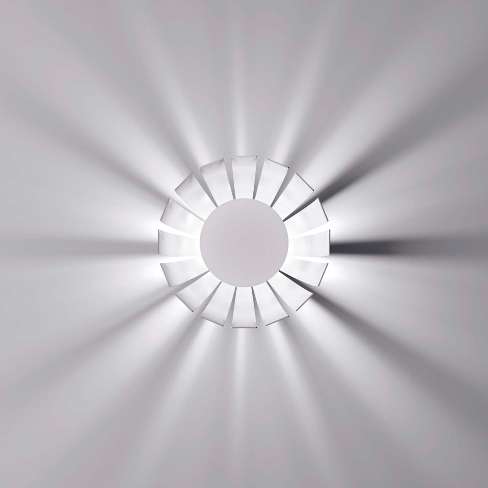 Weiße LED-Designer-Deckenleuchte Loto