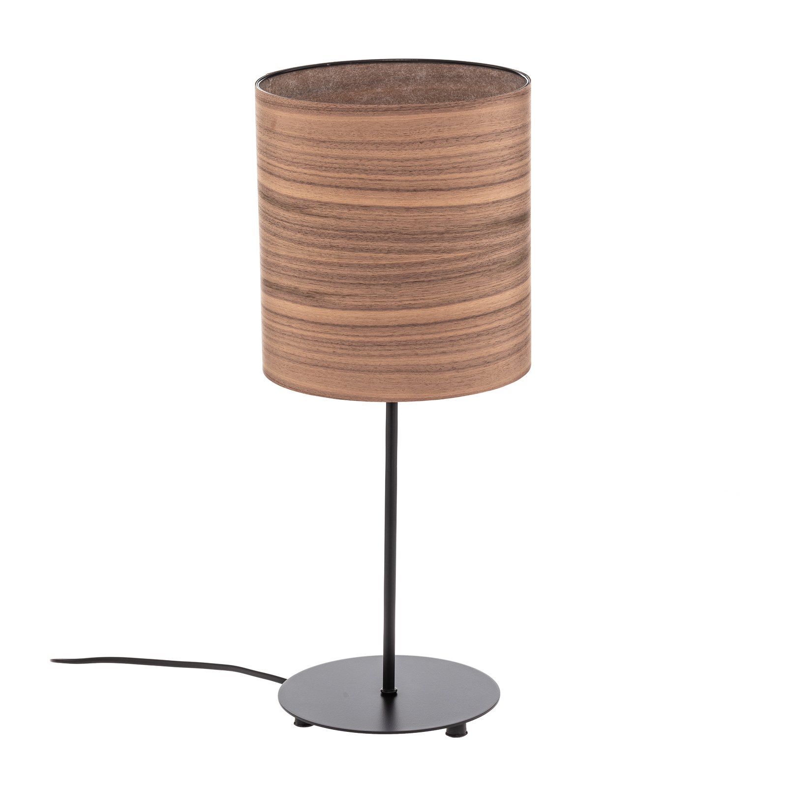 Envostar Dýhová stolní lampa ořech Ø 20,5 cm