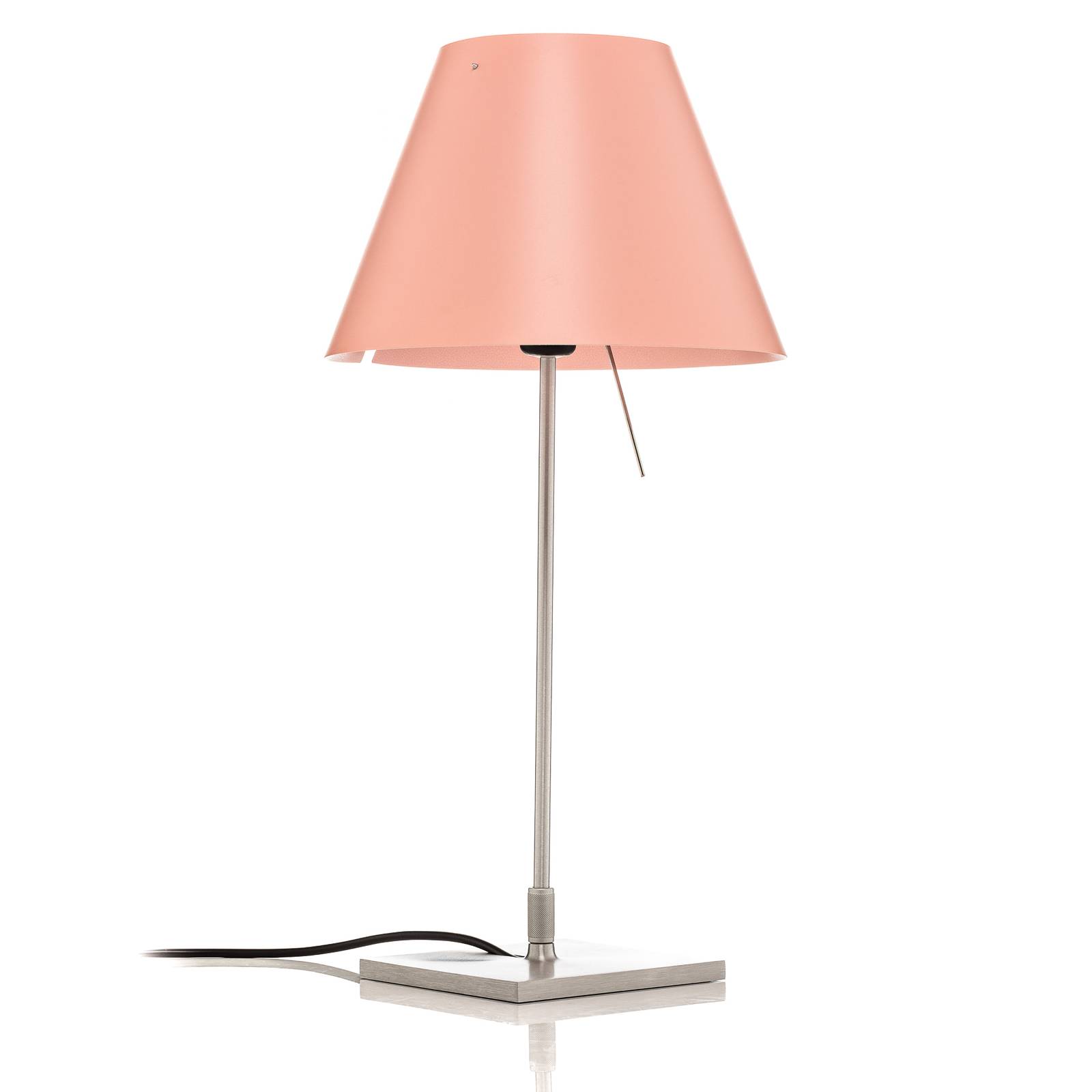 Luceplan Costanzina asztali lámpa alu, rózsaszín