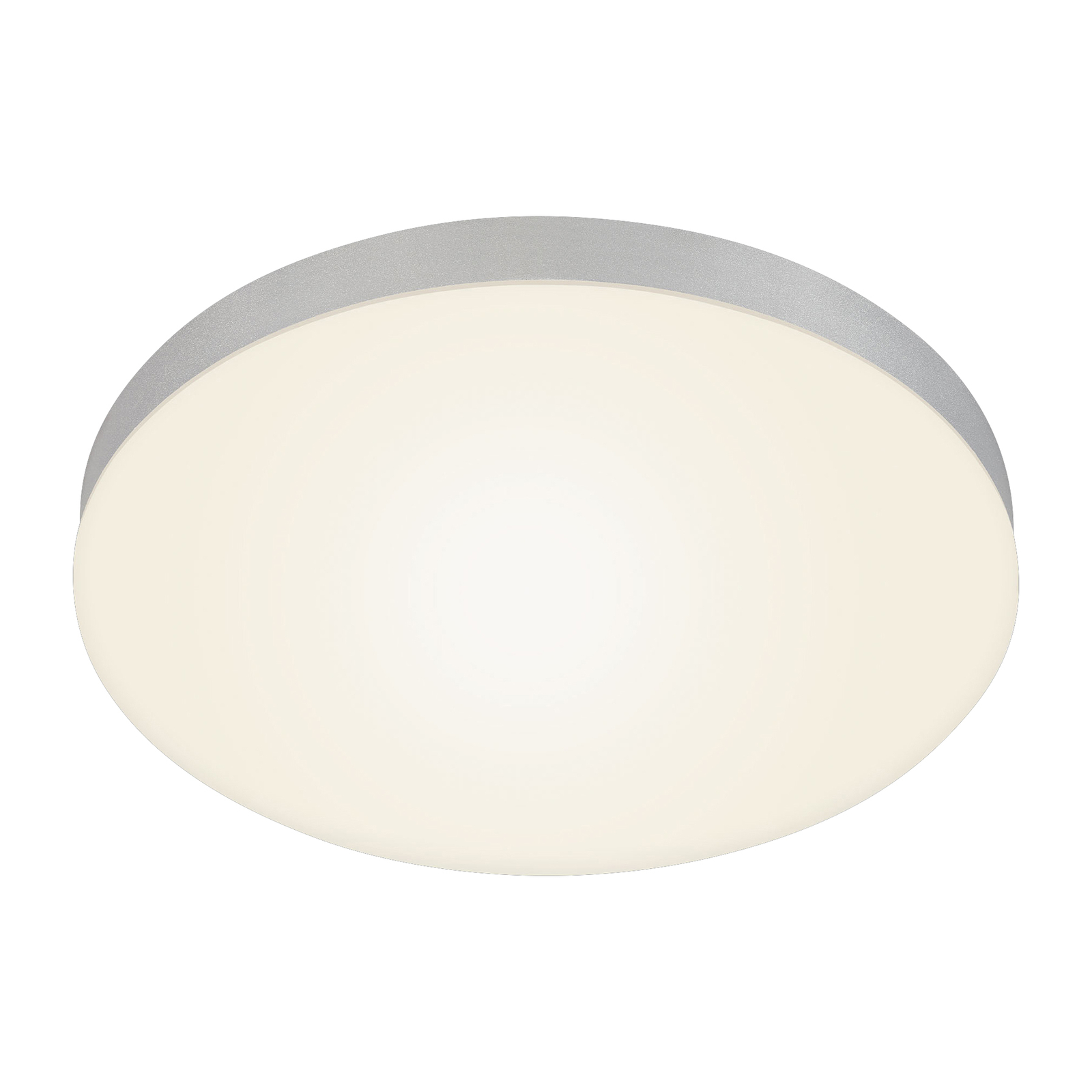 Plafonnier LED Flame, 3 000 K, Ø 38,7 cm, argenté