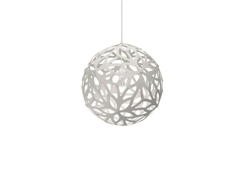 David Trubridge ltd - Floral Pendelleuchte Ø60 Weiß 2 Seiter David Trubridge