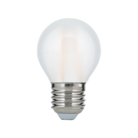 Lâmpada LED, E27 G45, mate, 6W, 827, 720 lm, regulável