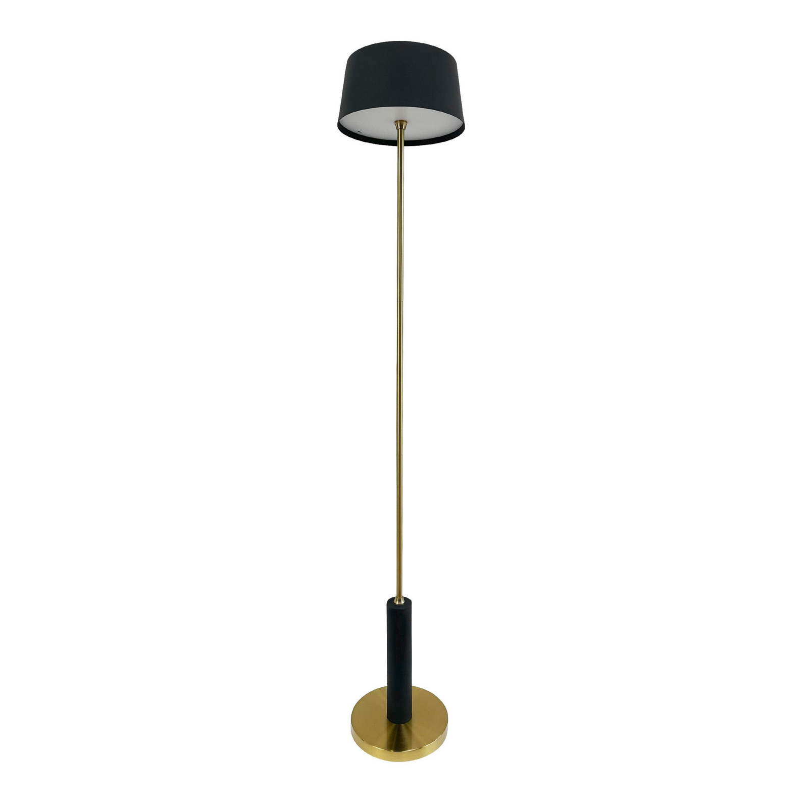 Dyberg Larsen LED vloerlamp Yoyo, zwart, hoogte 125 cm