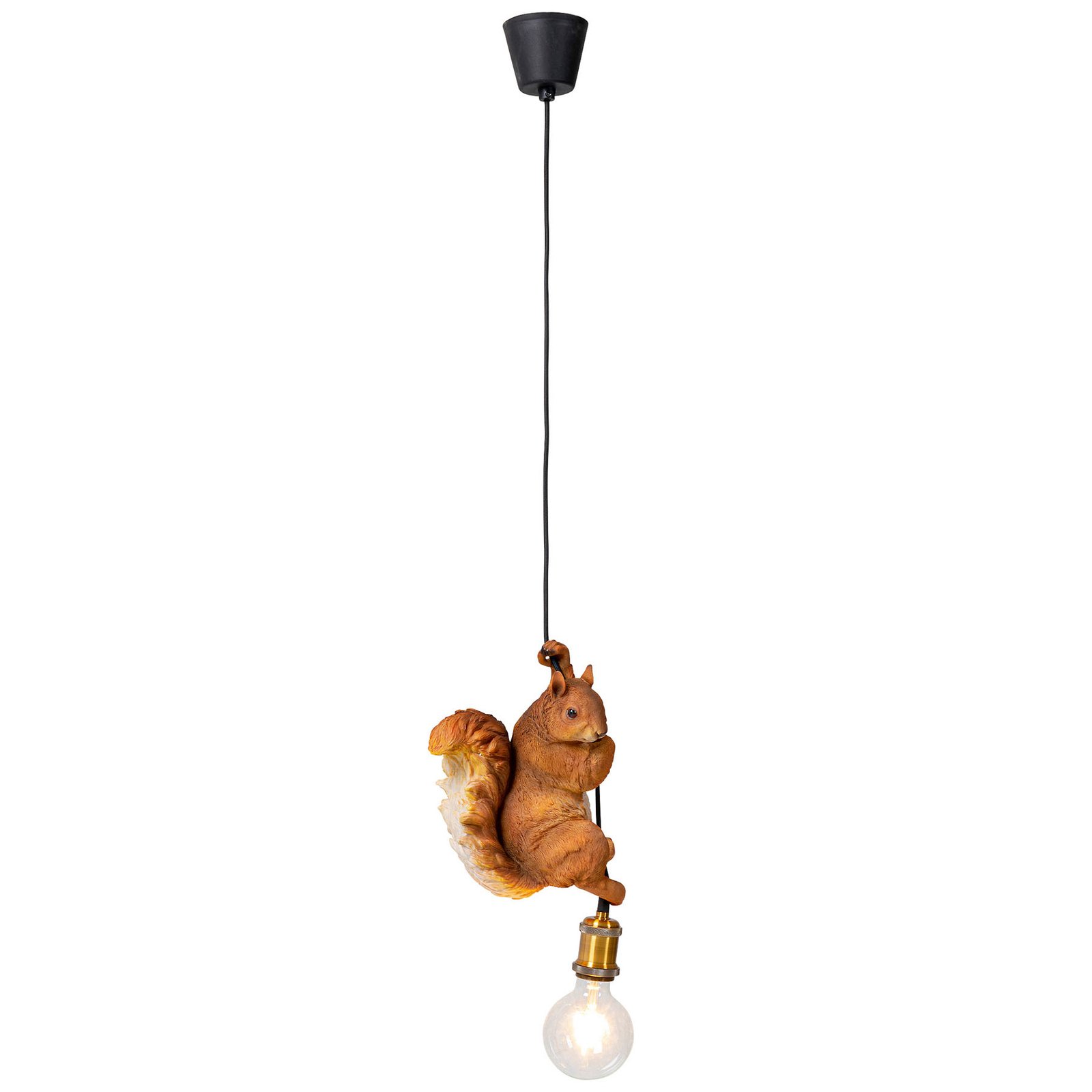 Kare lampada a sospensione con modello scoiattolo