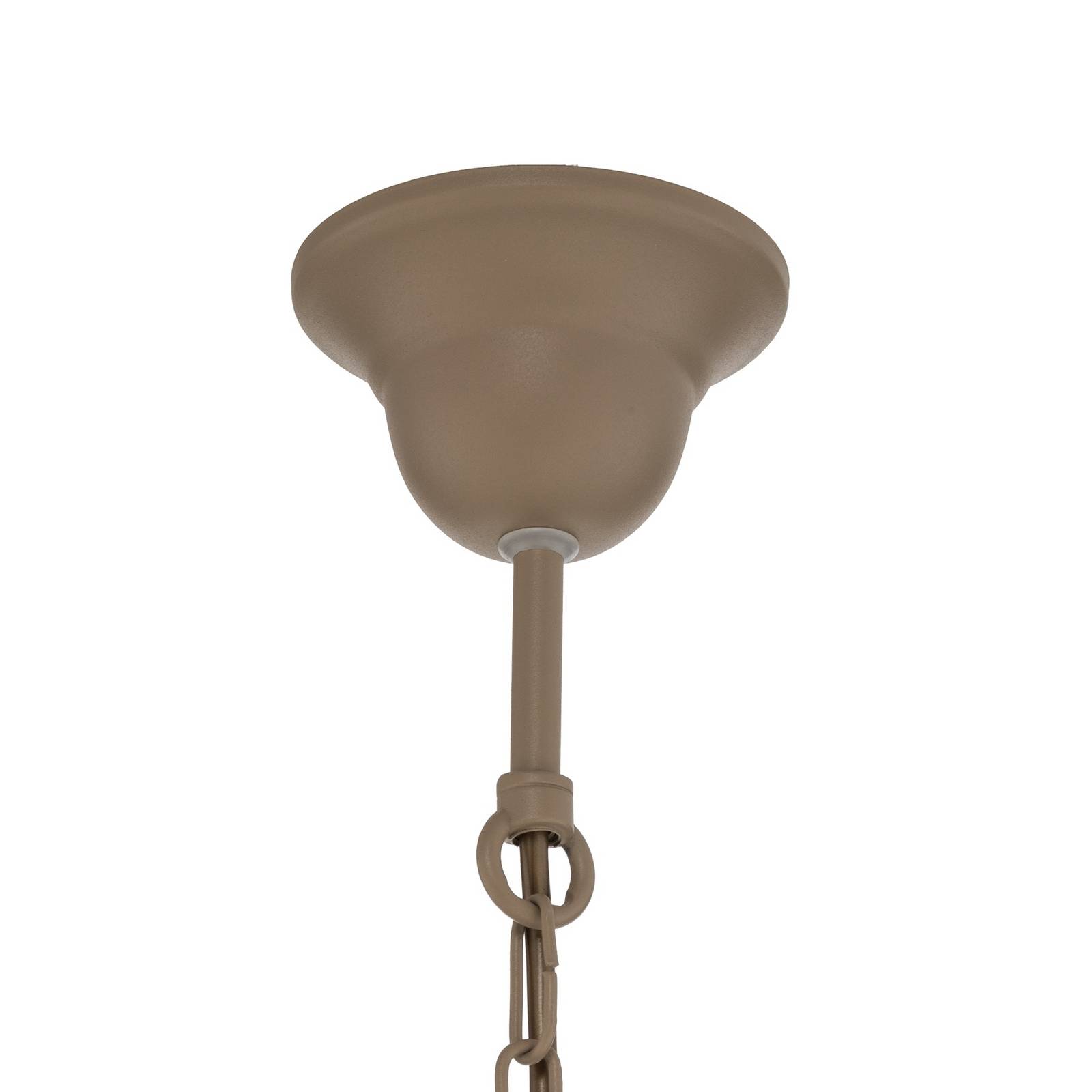 Żyrandol Mauro, beżowy, 5-punktowa, Ø 62 cm, metal, E14