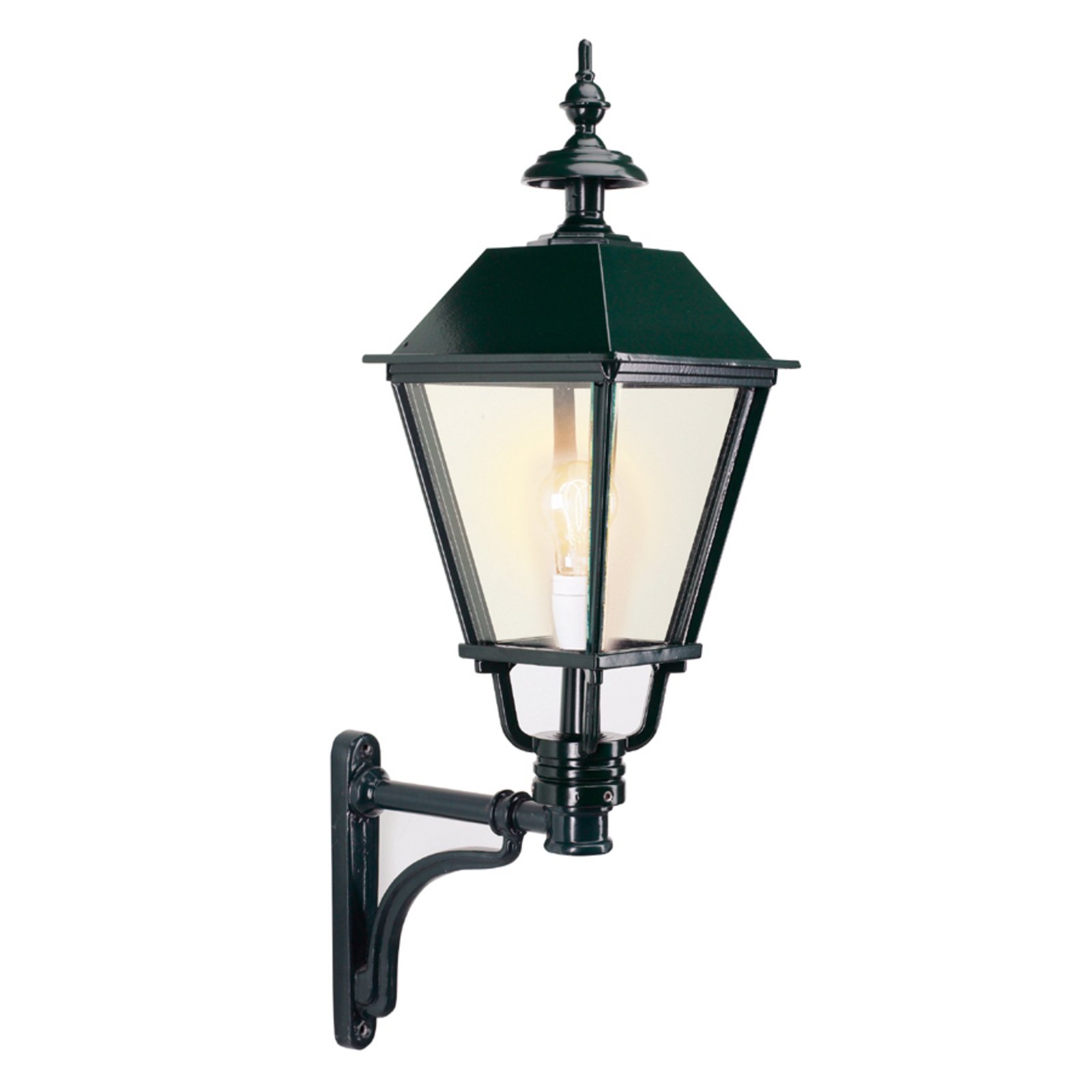 Classic outdoor wall light Eemnes, black