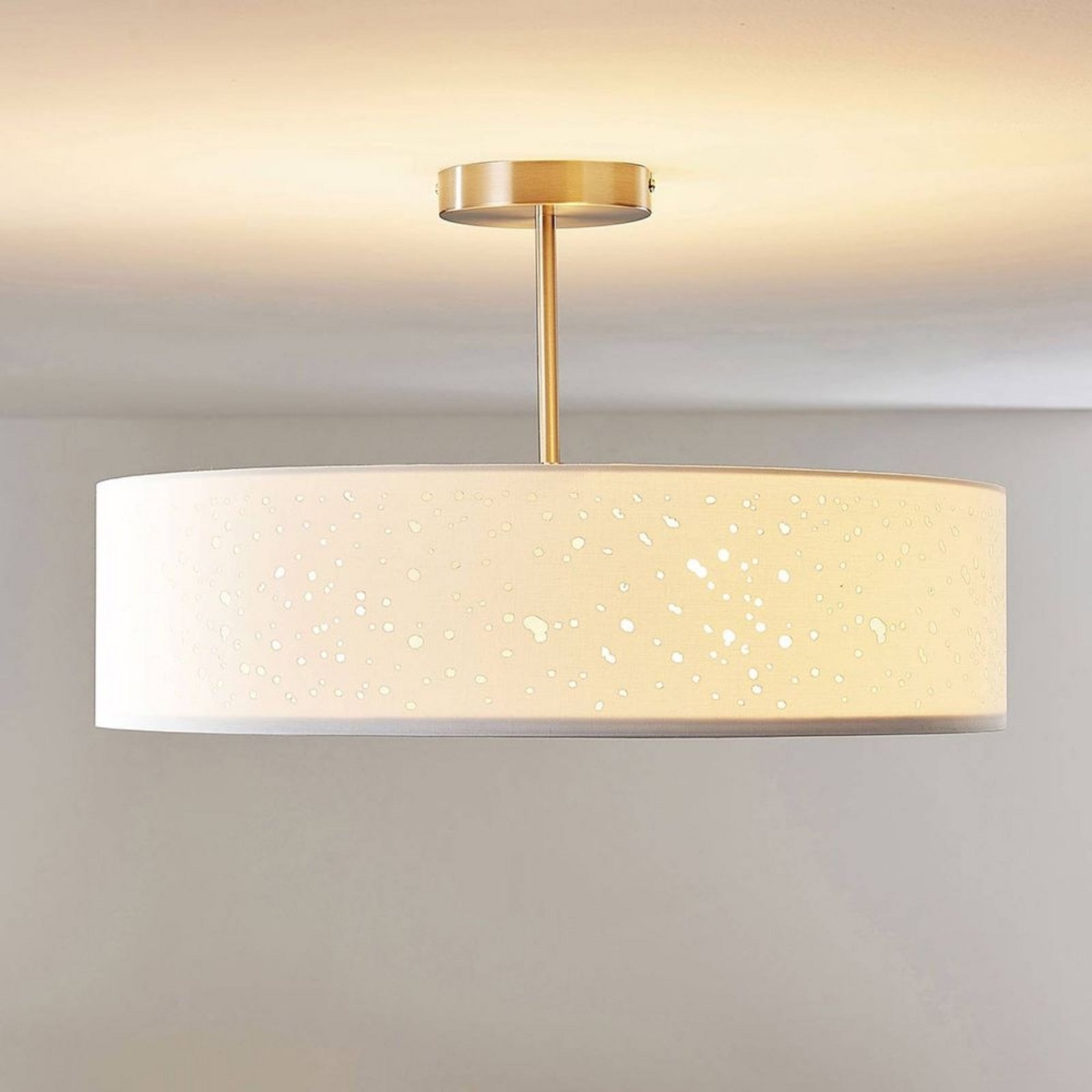 Alwine Ceiling Lamp White - Lindby