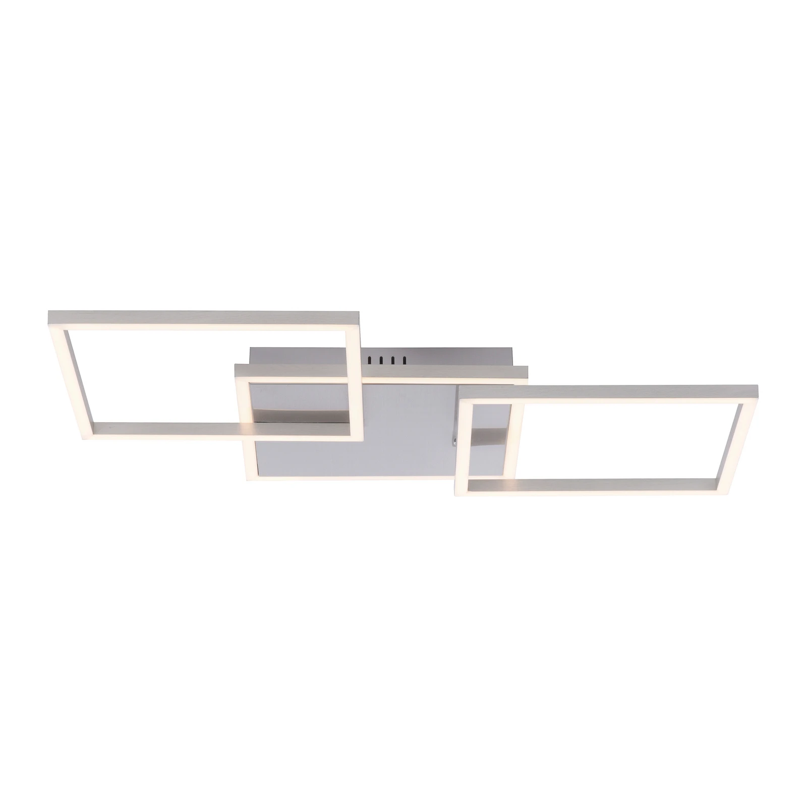 Plafonnier LED Iven, acier, 75 x 45 cm