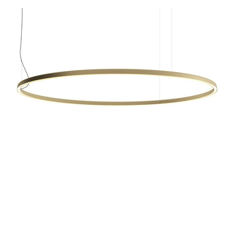 Luceplan – Compendium Circle LED Pendelleuchte Ø200 Brass