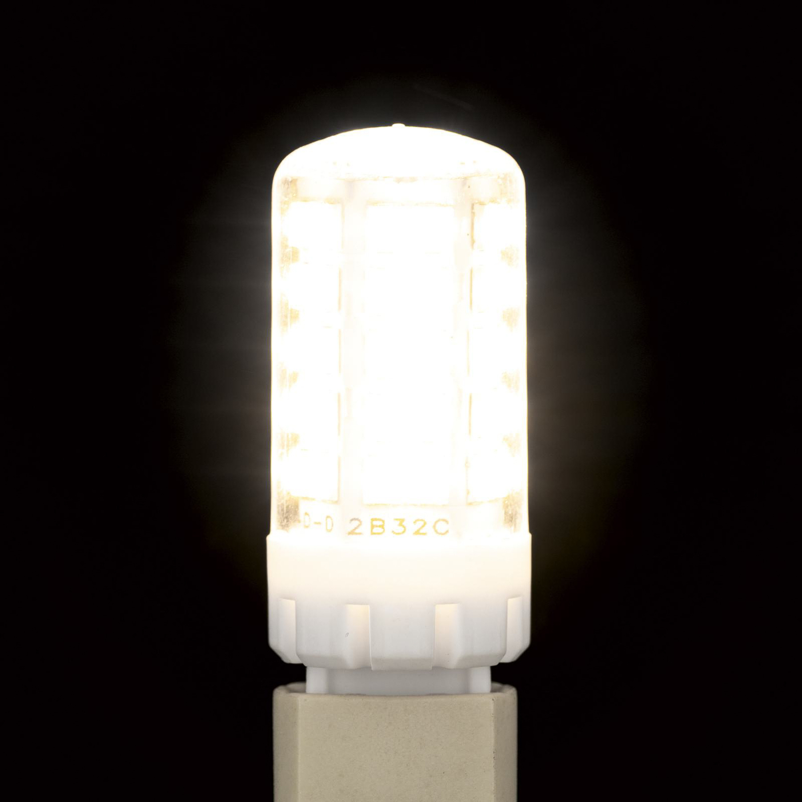 LED-Stiftlampe, klar, G9, 5 W, 2.700 K, 500 lm, dimmbar