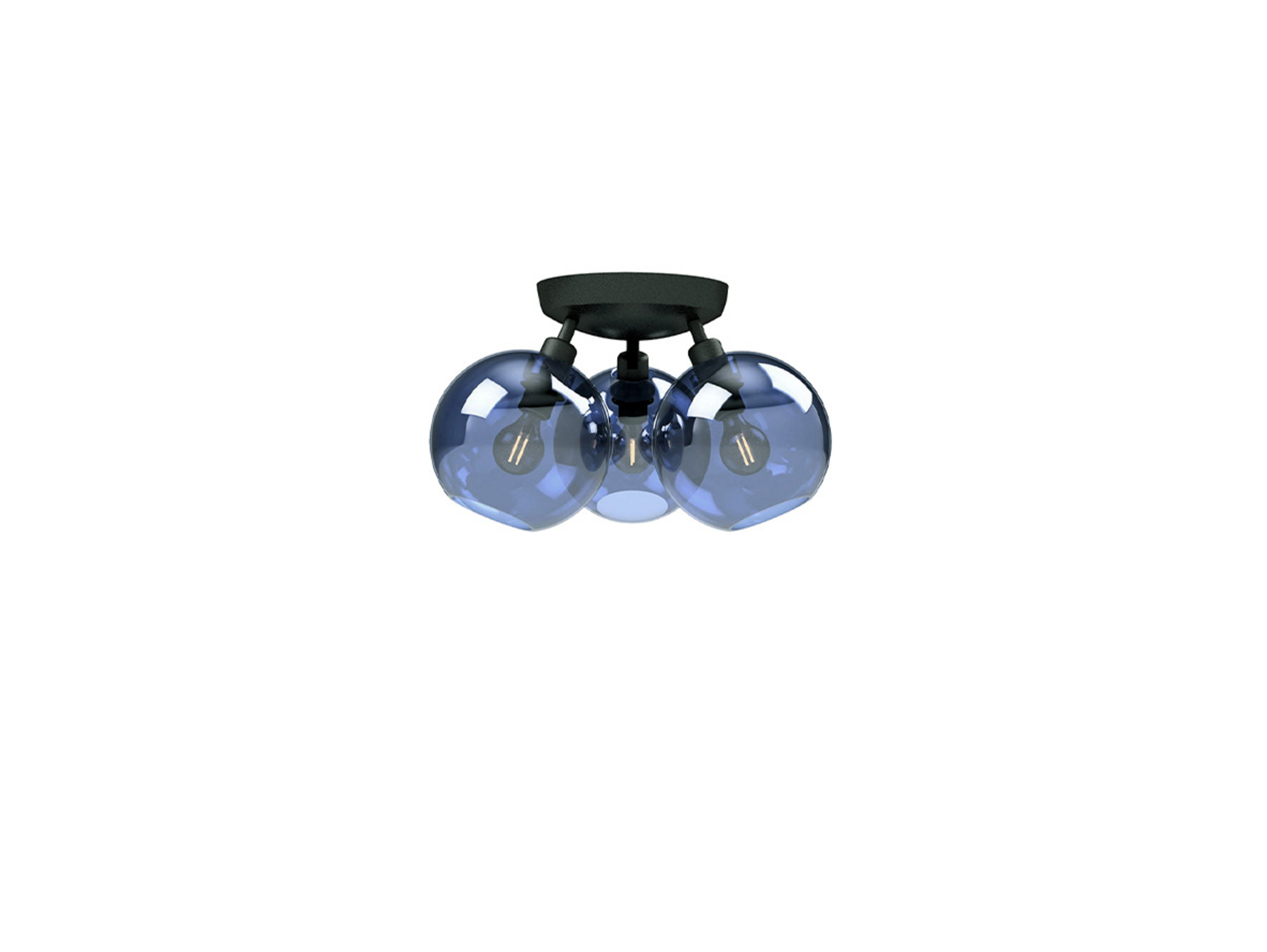 Gloria Plafoniera Ø33 Black/Blue - Belid