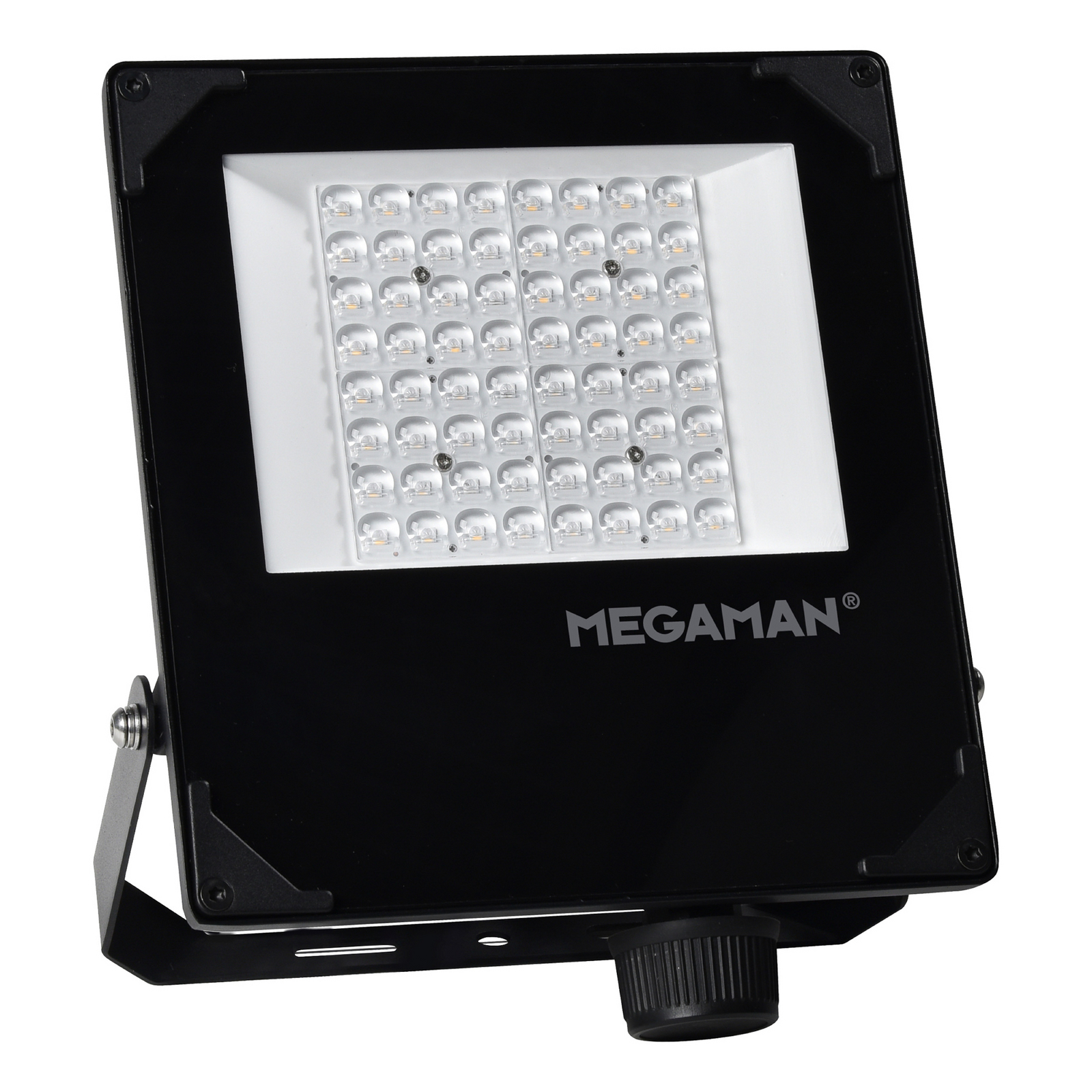 MEGAMAN udendørs LED-spot Hugo, 50 W, 3000 K, IP66