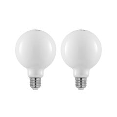 LED E27 4W 2 700K G95 globe stmievateľná opál 2ks