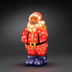 LED ukrasna figura Djed Mraz šarena IP44 visina 55 cm