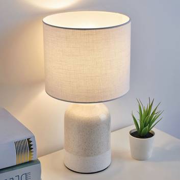 Pauleen Sandy Glow lampa stołowa biało-kremowa