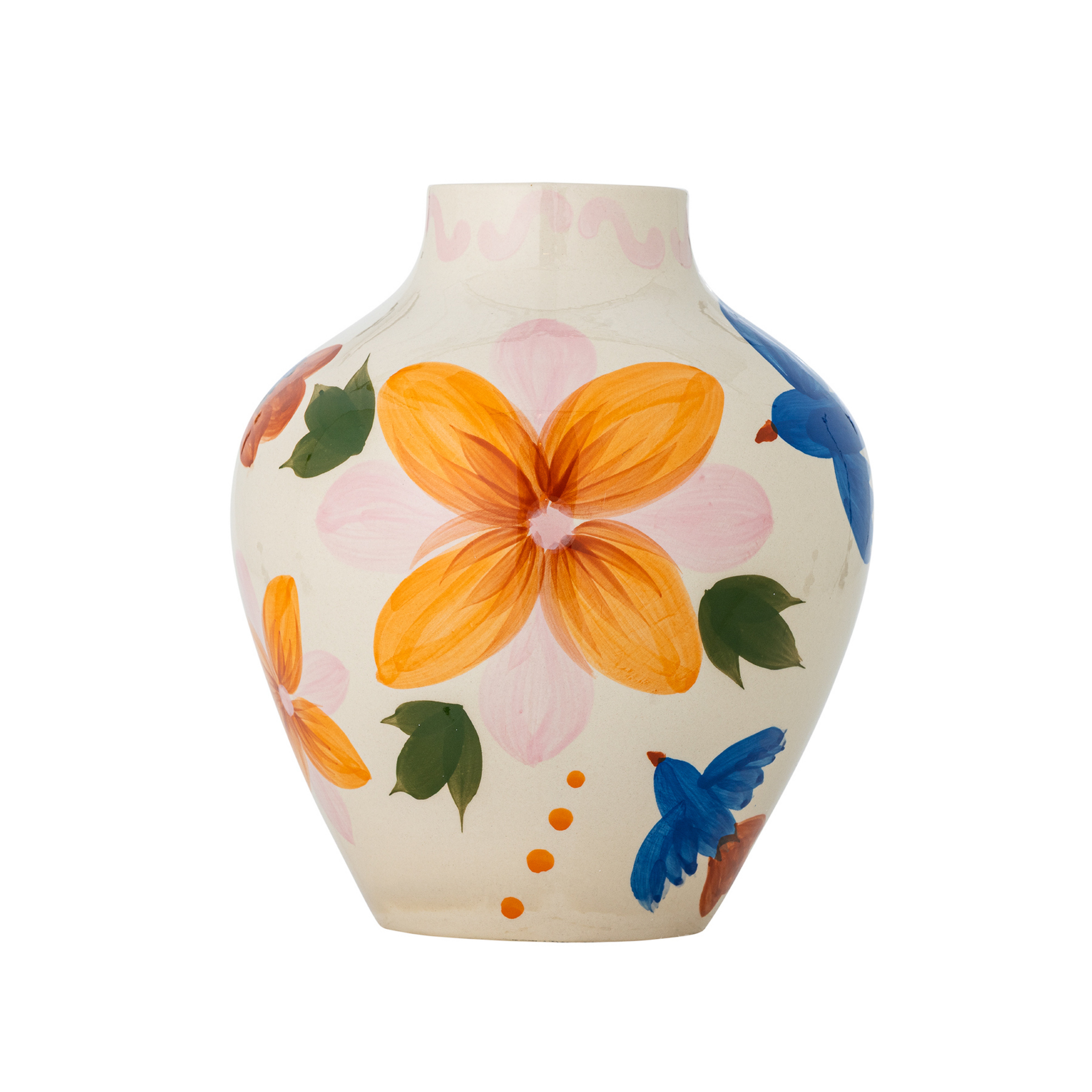 Jarrón Maricala, multicolor, 27 cm de altura, cerámica - Bloomingville