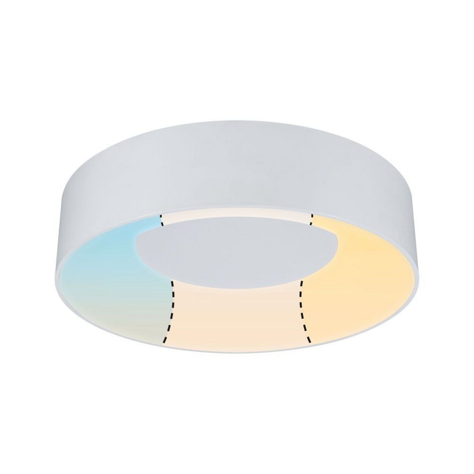 Casca LED Stropní Lampa IP44 1500lm Bílá/Bílá - Paulmann