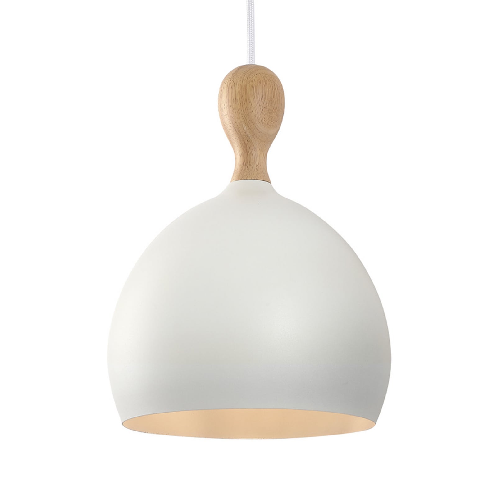 Candeeiro suspenso Dueodde, branco, Ø 18 cm, metal, E27 - Halo Design
