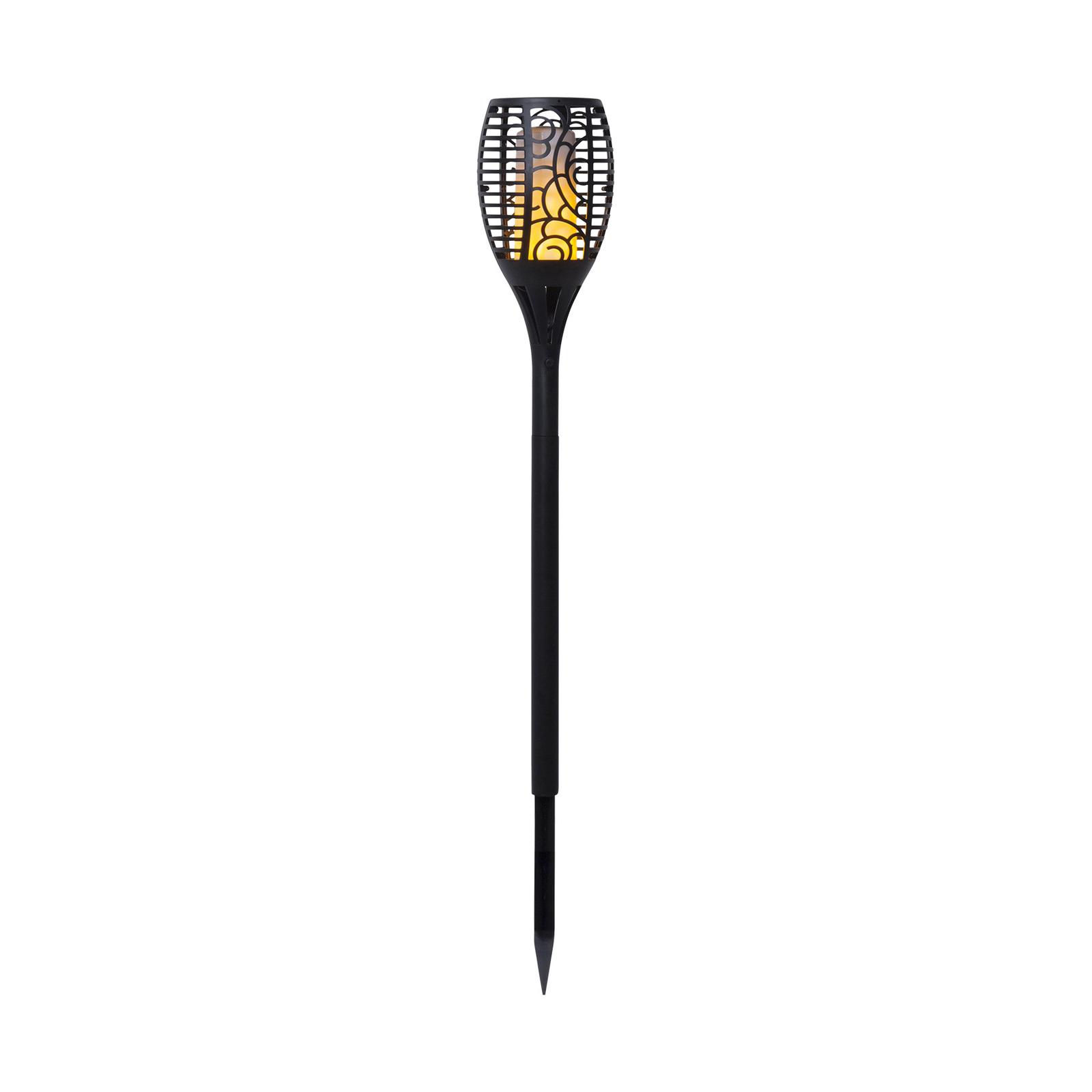 Lampada LED solare Flame, 3 opzioni d'uso, 54 cm