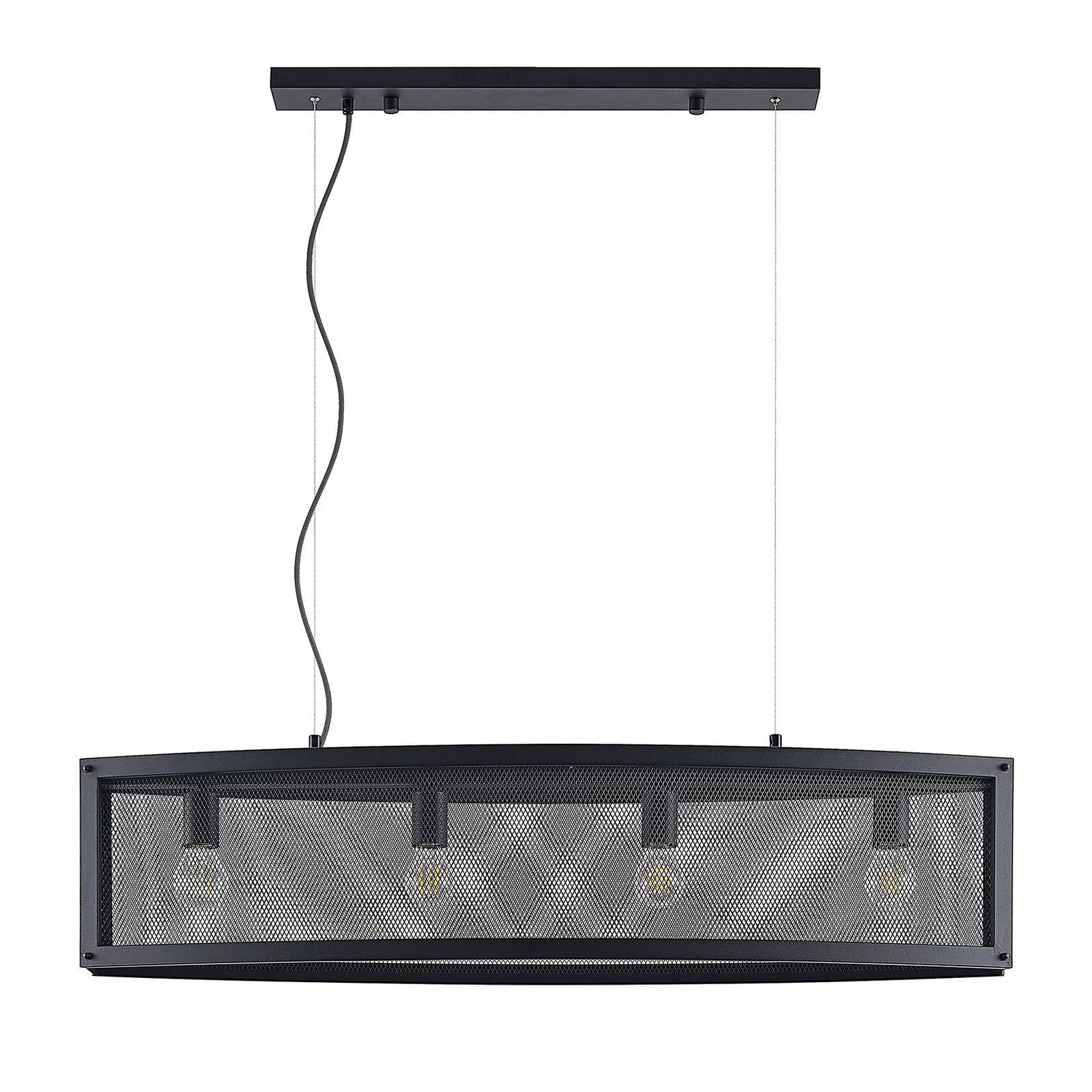 Lindby Mizgin Hängeleuchte mit Gitter 4-flammig