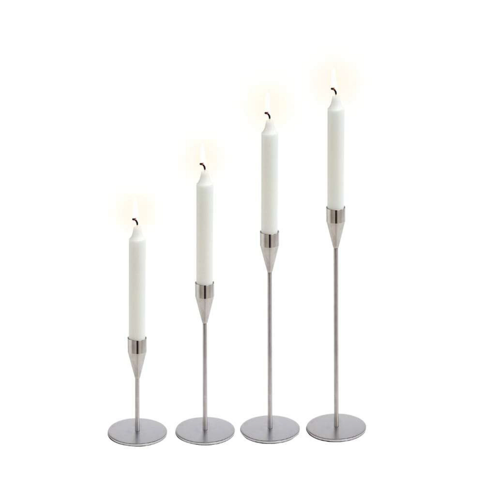 Mars Candle Holder H14 Stainless Steel - Piet Hein