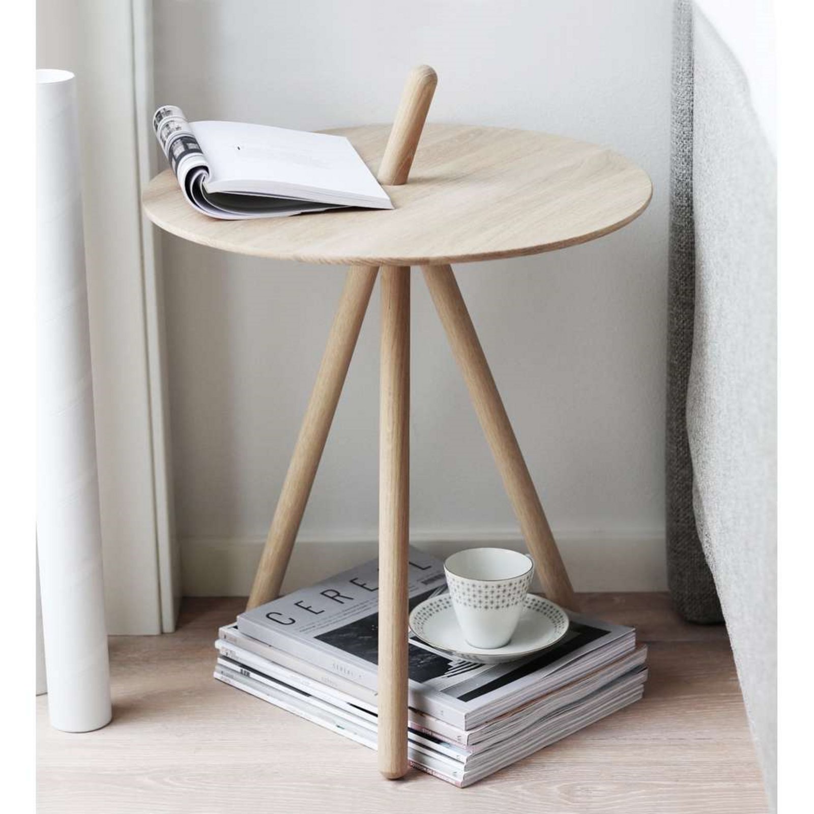 Come Here Side Table White Oak - Woud