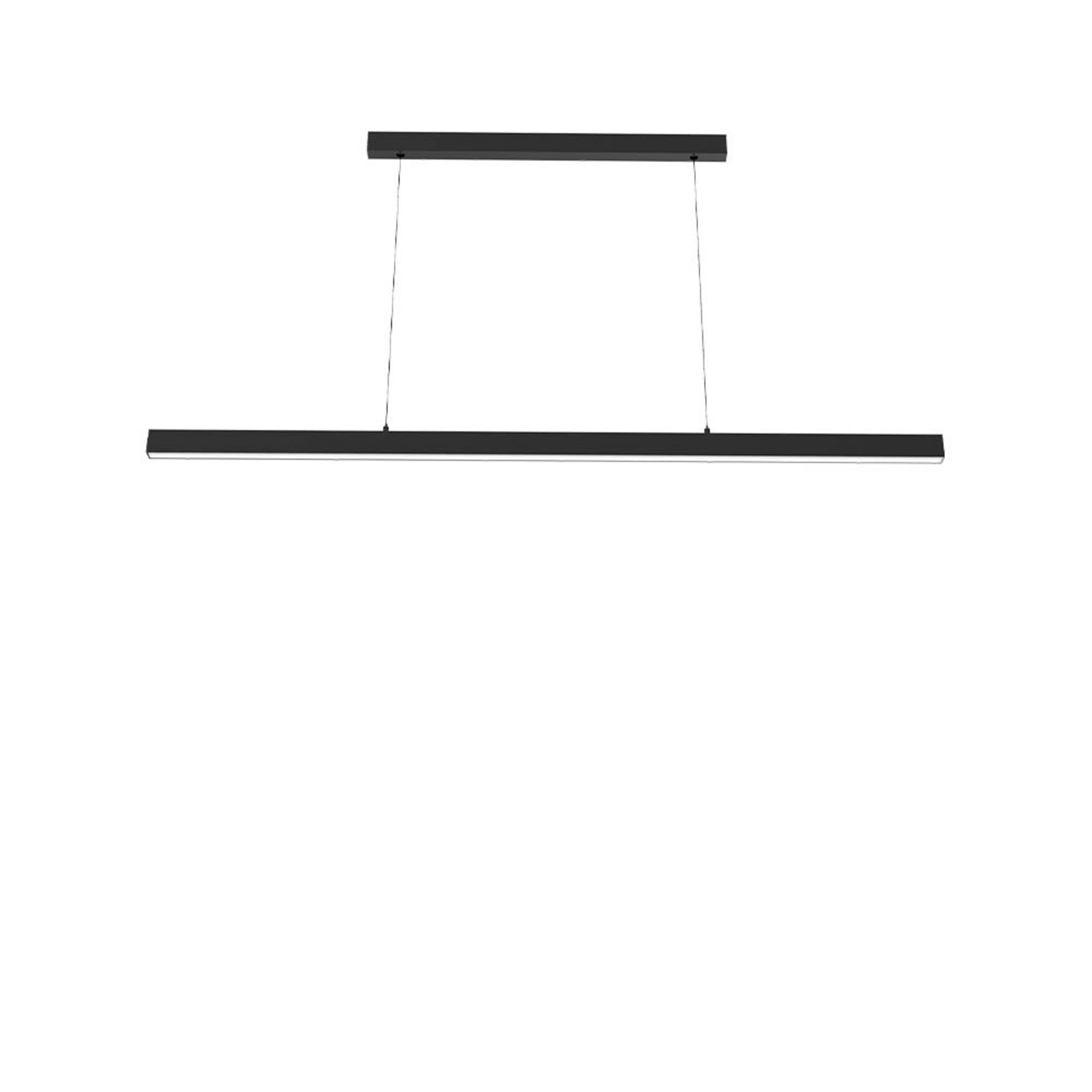Volare 120 LED Candeeiro Suspenso Diffuse Down Black - Antidark