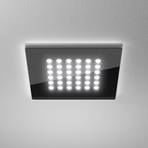 Domino Flat Square LED downlight, 16 x 16 cm, 11 W