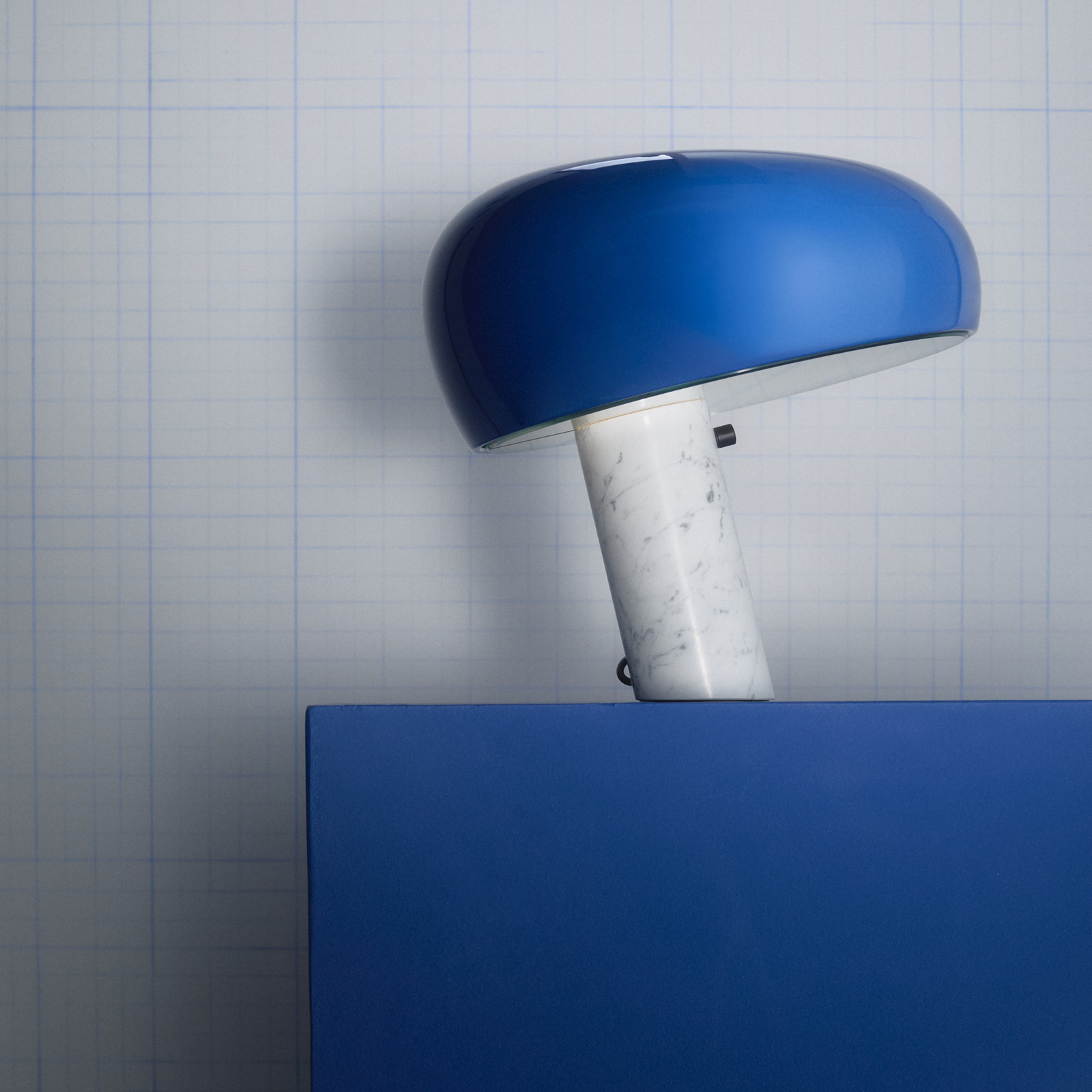 Snoopy Bordslampa Navy Blå - Flos