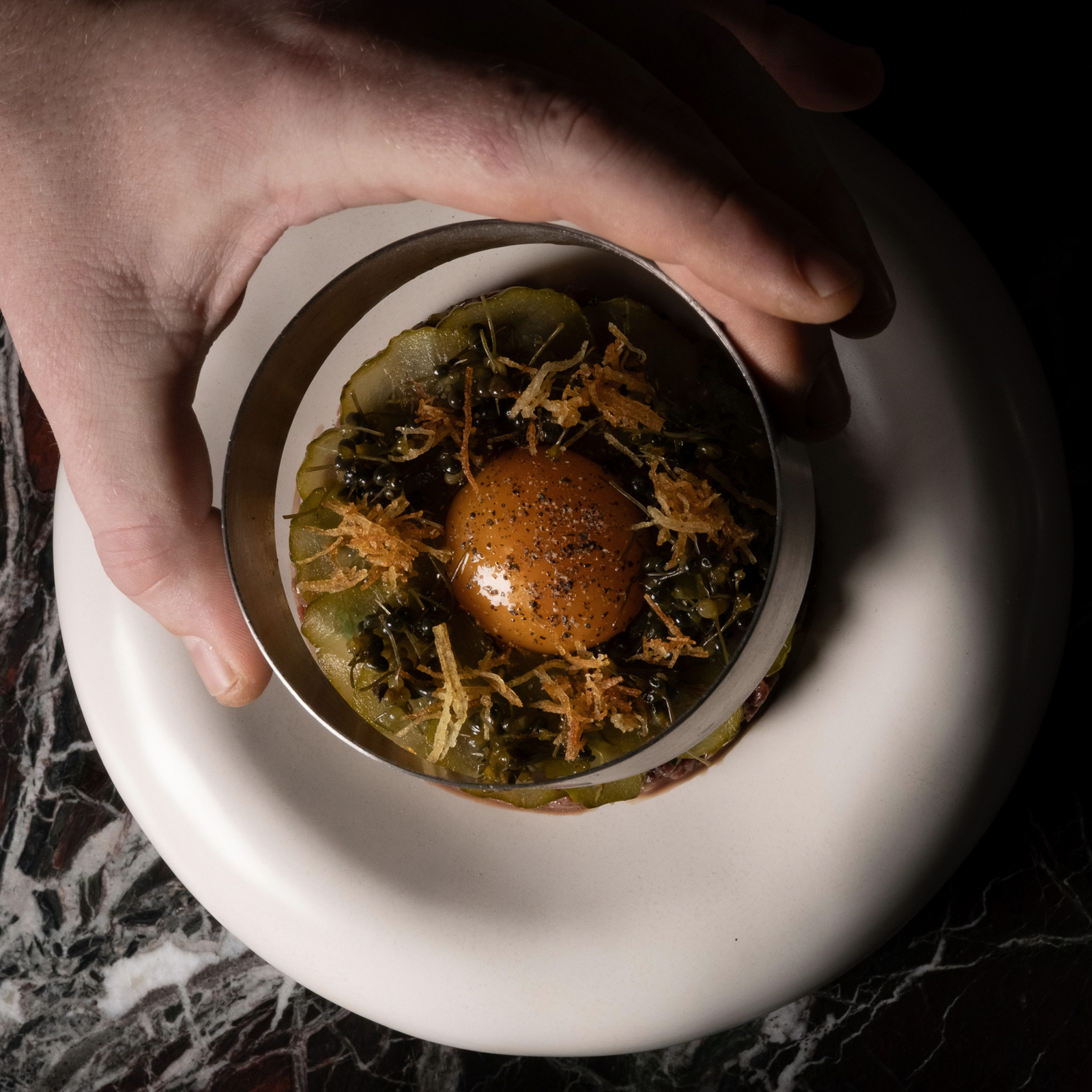 Miska Native, wysokość 7 cm, kamień, biała – 101 Copenhagen