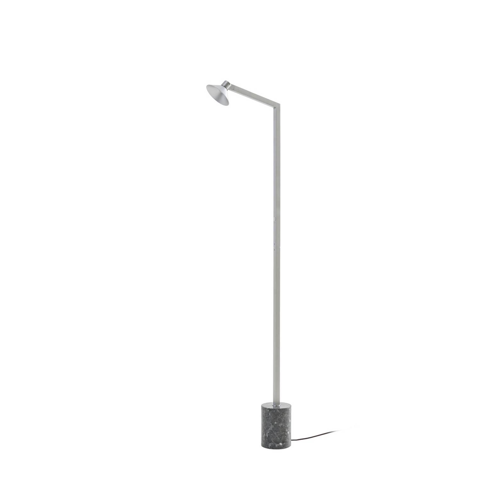 Lucande LED-Stehleuchte Steve, aluminium, 130 cm, dimmbar