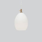 Northern Unika suspension en verre blanche, small