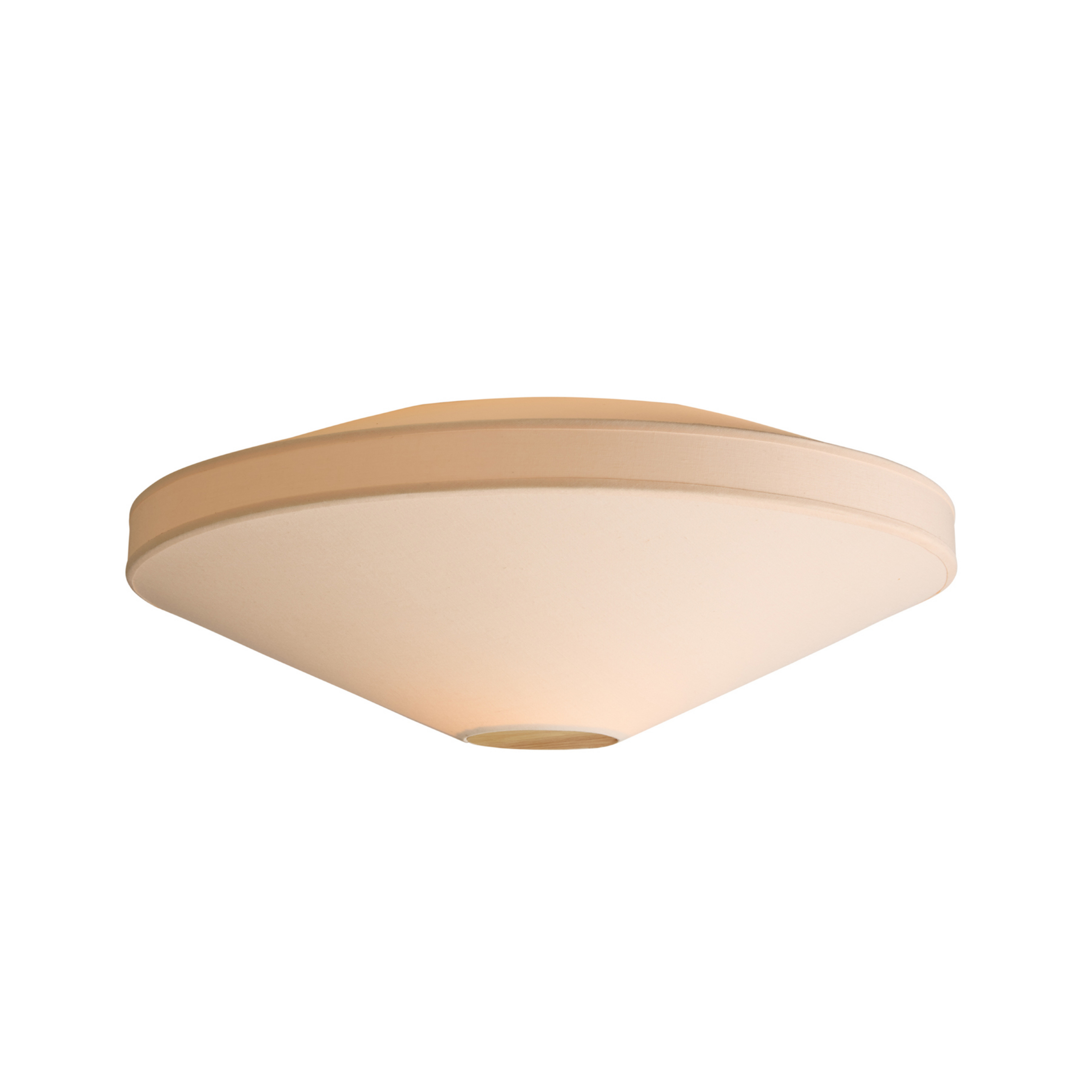 Lámpara de techo PARIS, Ø 56 cm, beige, tela, E27 - Halo Design
