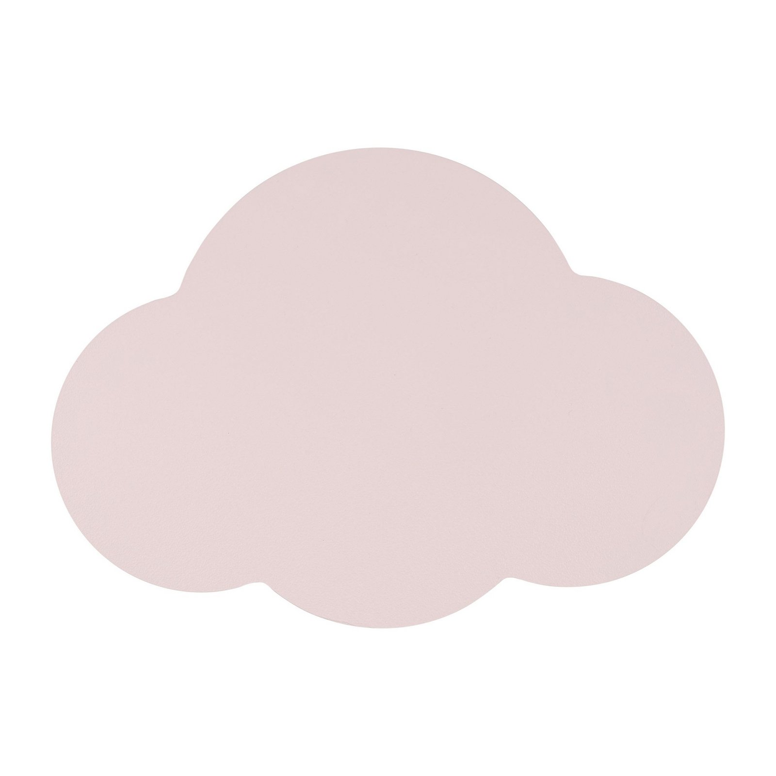 Wandleuchte Cloud, rosa, 38 cm breit, Metall, Wolke, G9