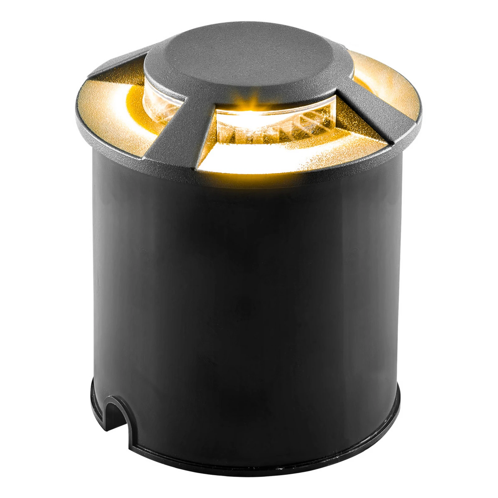 EVN Scopum zapustené podlahové LED okrúhle 4x