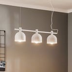 976 hanging light, 3-bulb, white