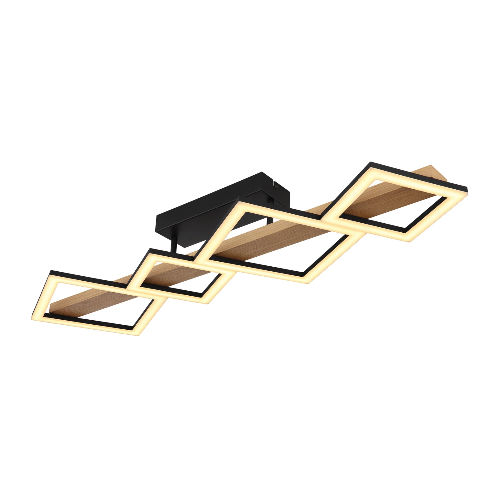 Plafón LED Dustin, 4 luces