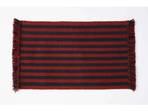 Stripes and Stripes Wool Rug 95x52 Cherry - HAY