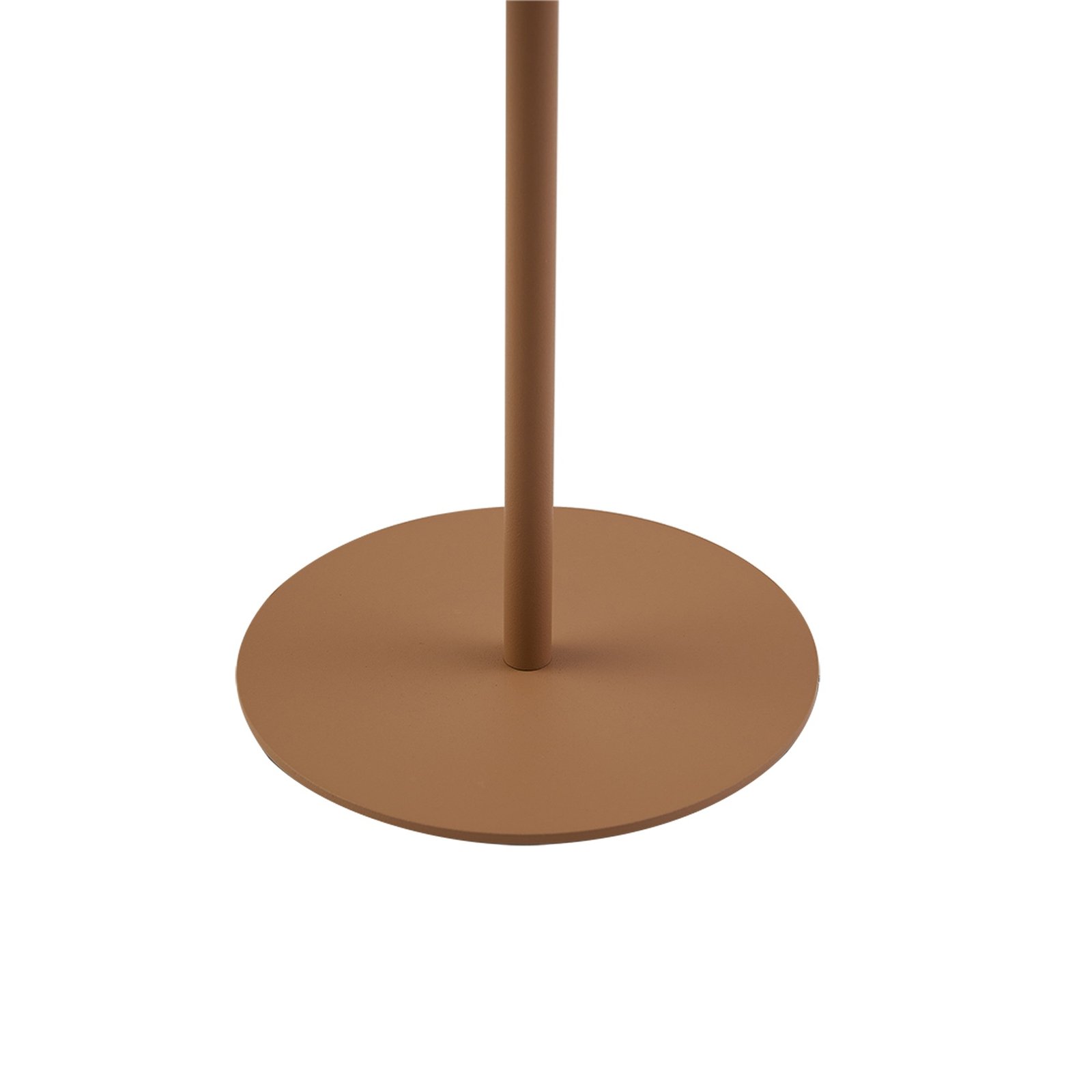 Lindby LED table lamp Kanani, brown, dimmable