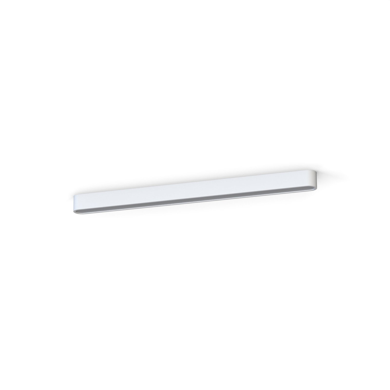 Plafonnier LED Soft, 95 x 6 cm, blanc