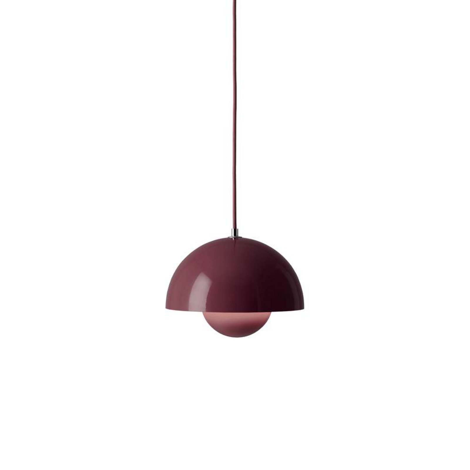 Flowerpot VP1 Lampada a Sospensione Dark Plum - &Tradition