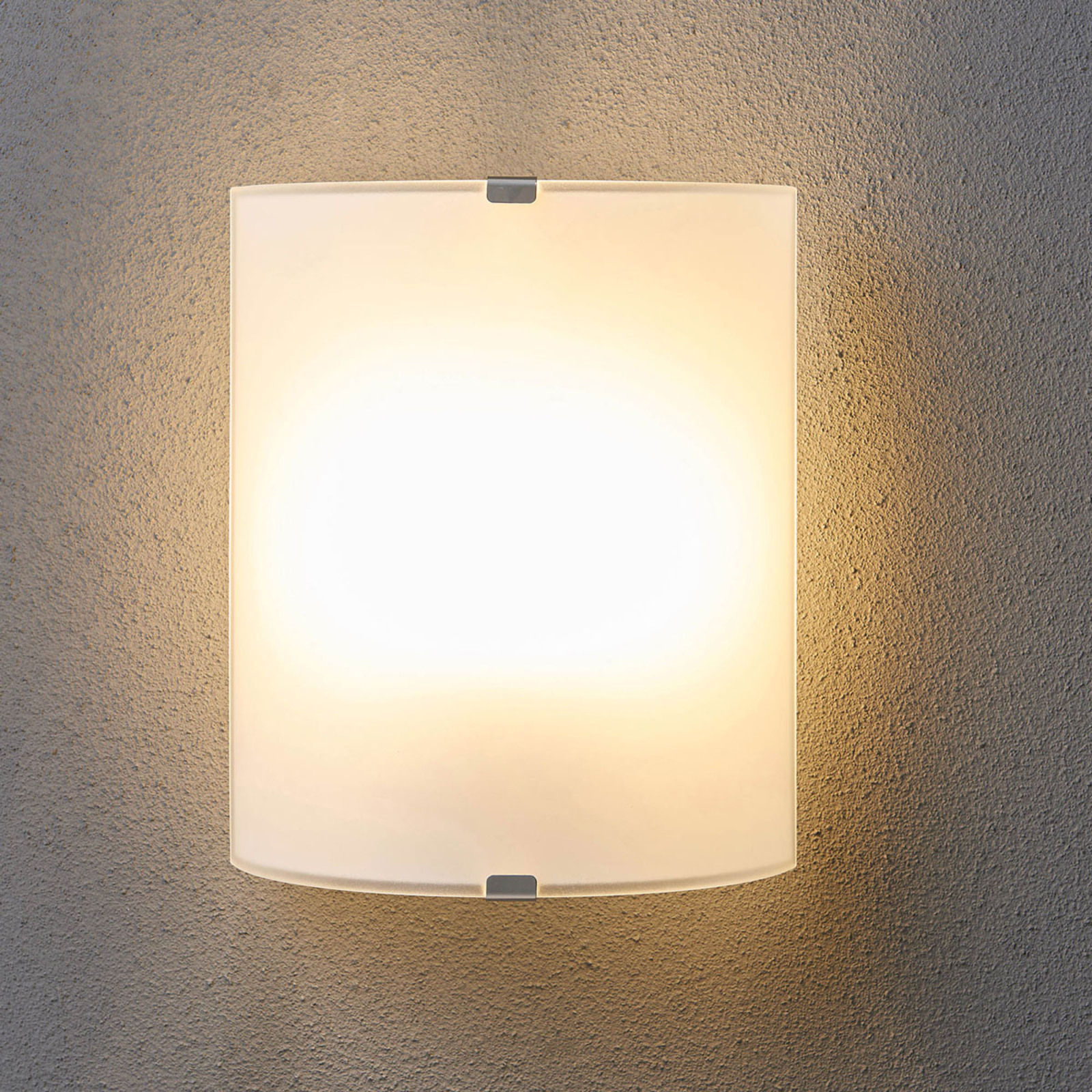 Phil glass wall light, set of 3