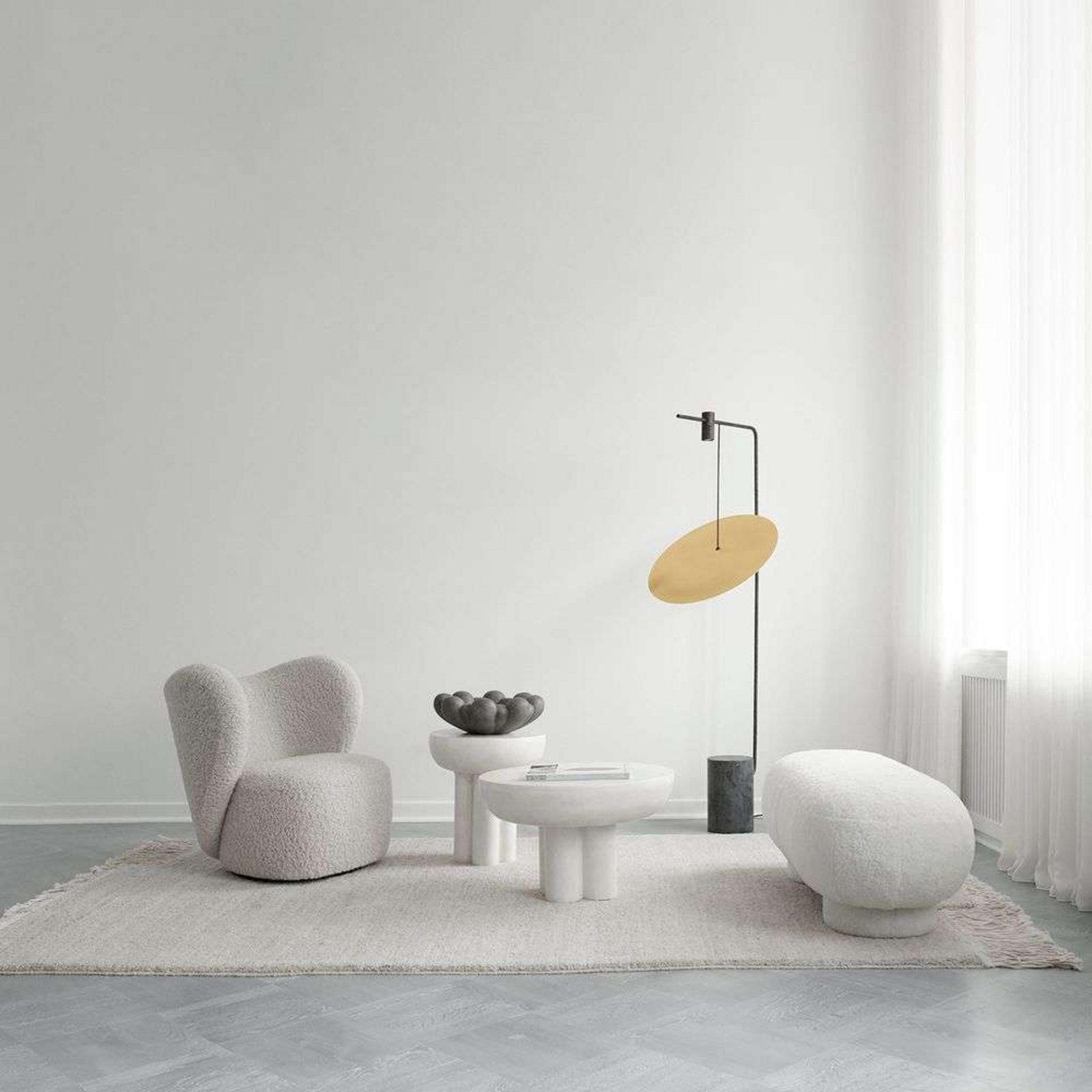 Bloom Vassoio/Piatto Big Scuro Grigio - 101 Copenhagen