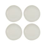 Assiettes de service, lot de 4, Ø 26,5 cm, grès, crème - House Doctor