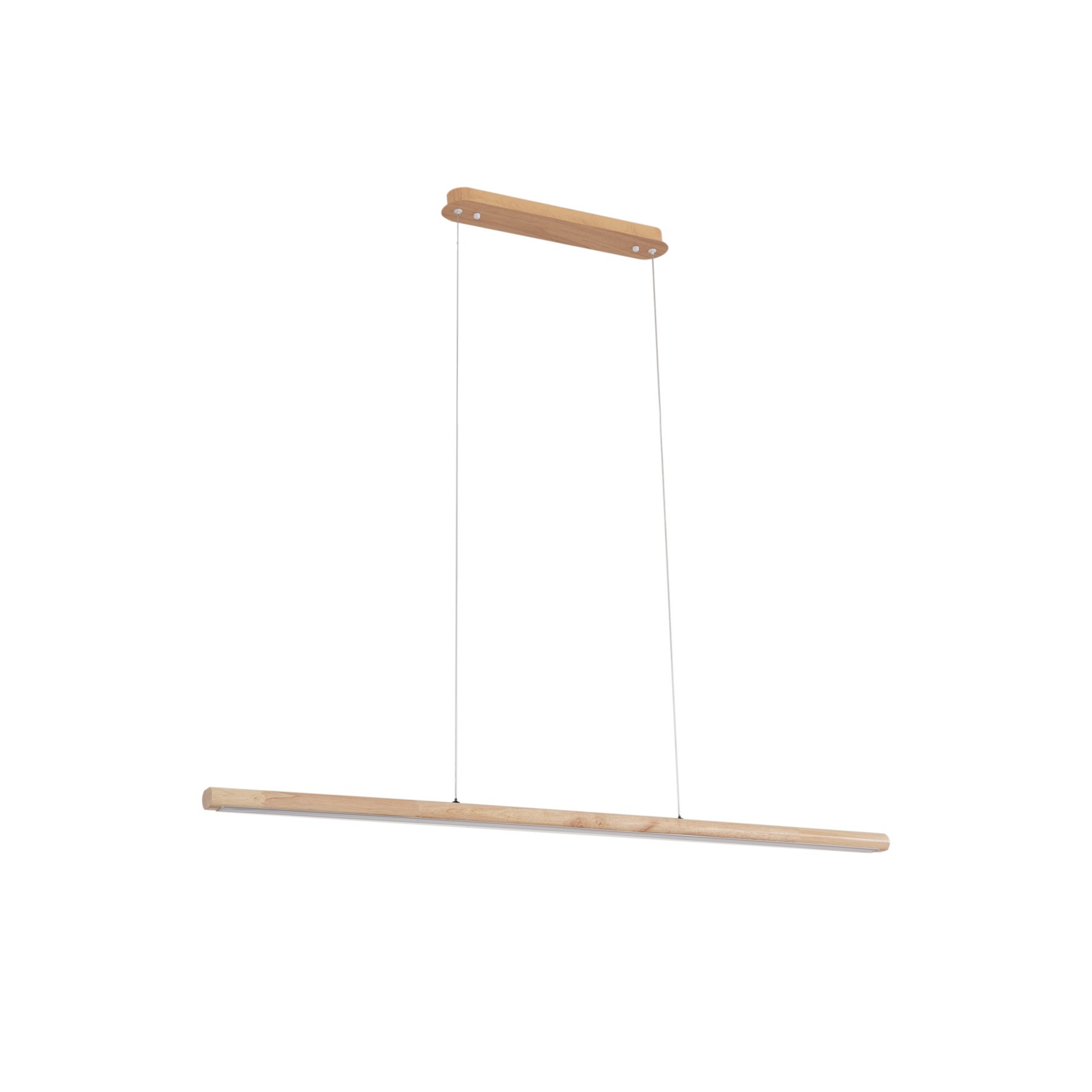 Maruta LED Pendelleuchte Holz - Lucande