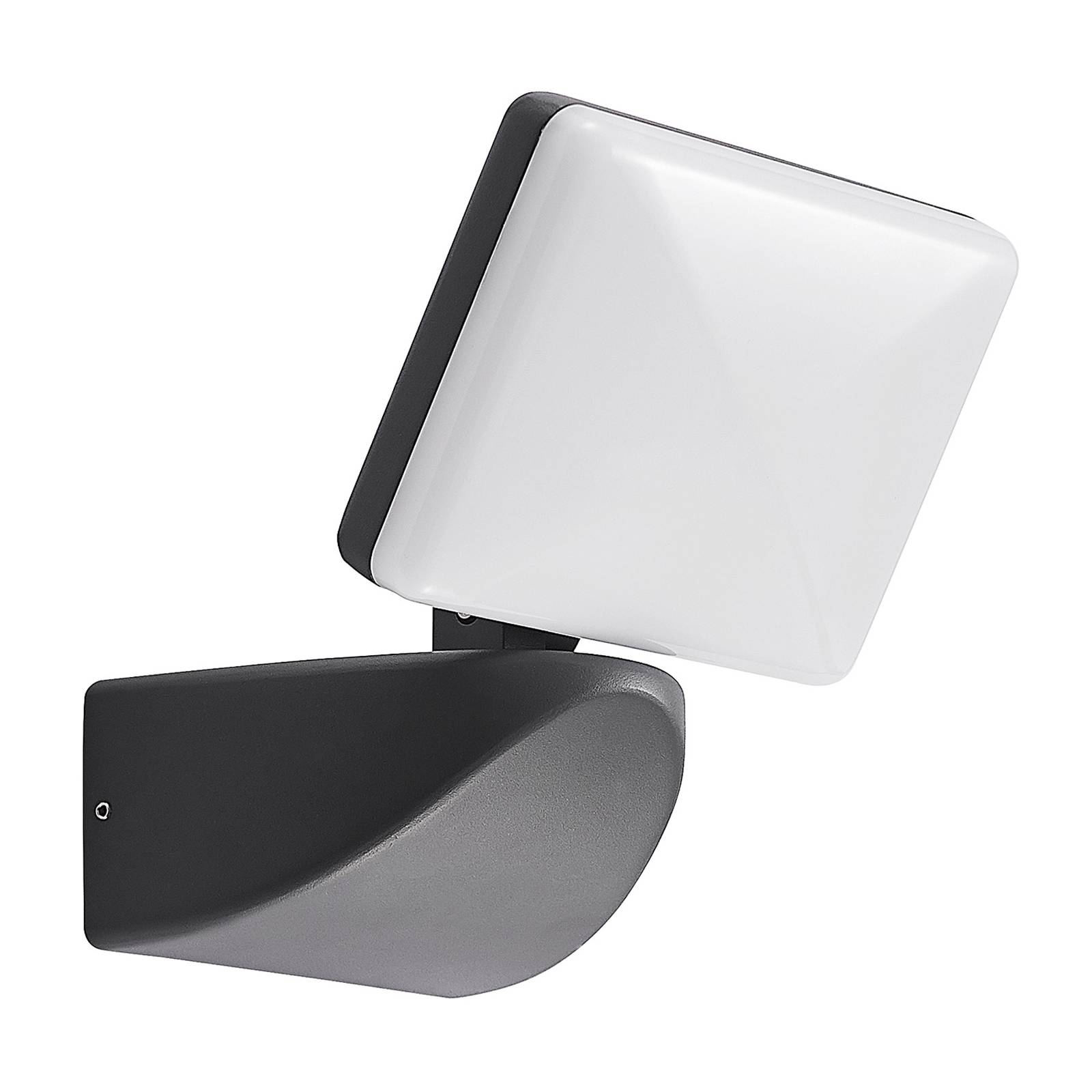 Lindby Melamika LED outdoor spotlight - Wall Spotlight - Modern - Black