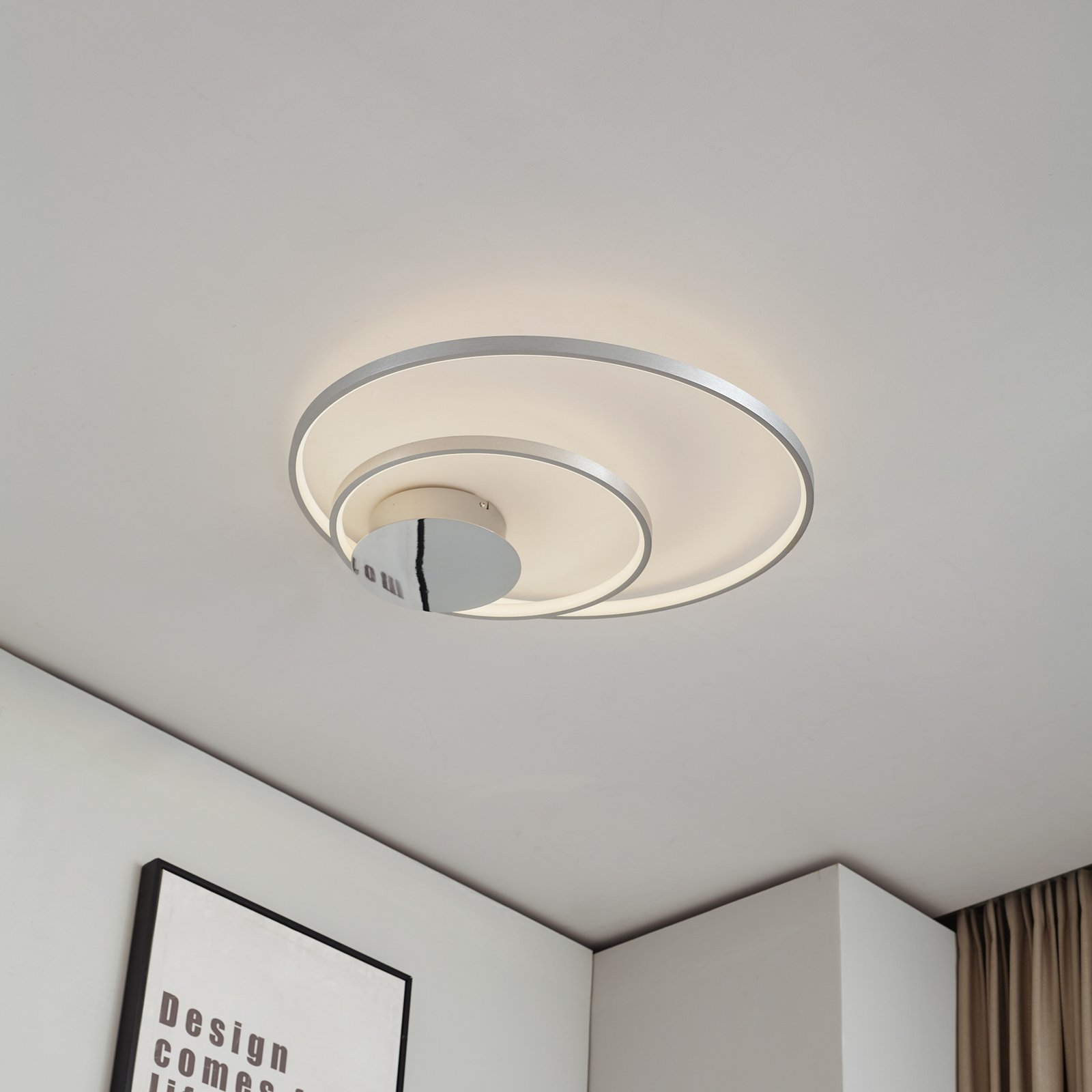 Nerwin Ceiling Lamp Alu - Lindby