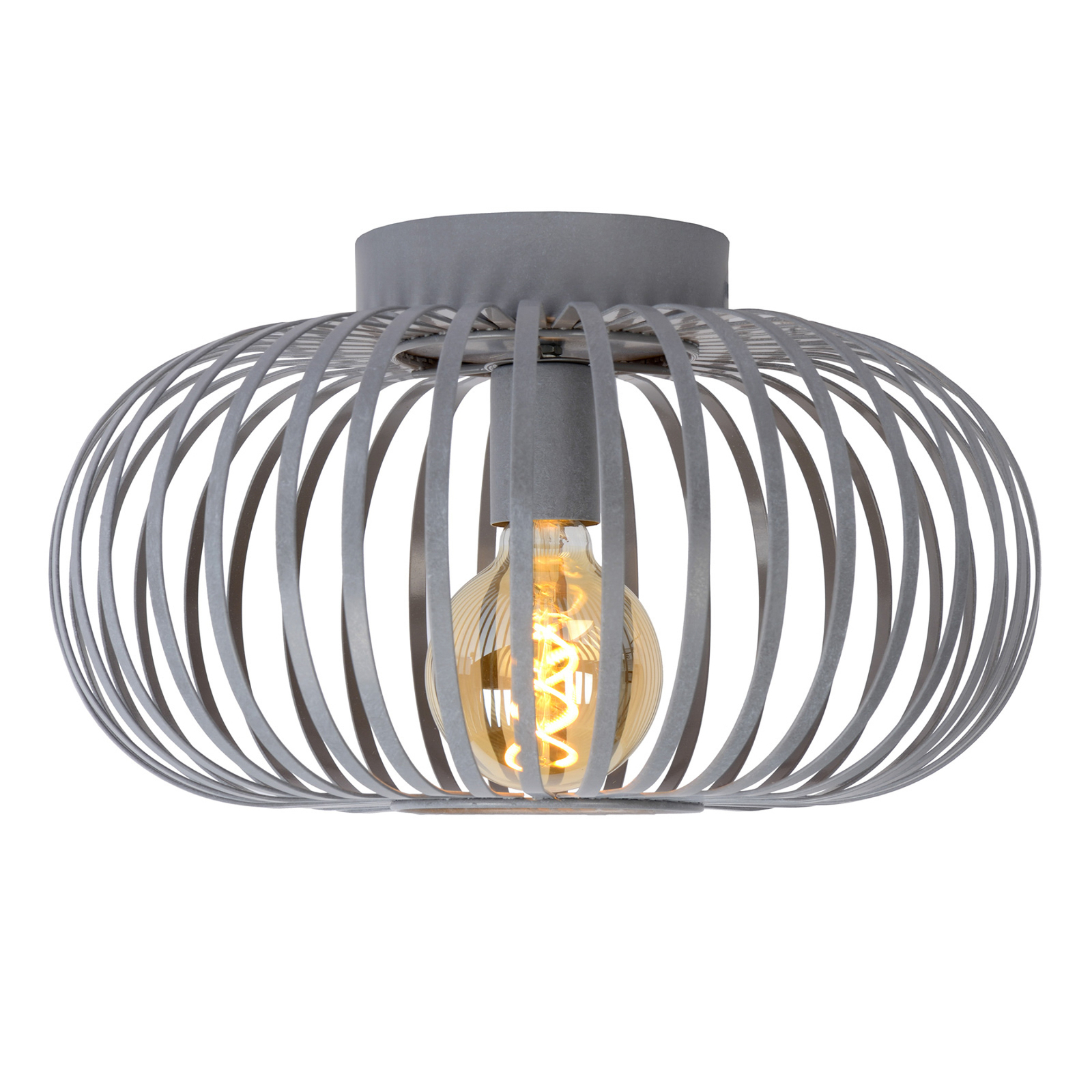 Manuela cage loftslampe, Ø 40 cm, grå