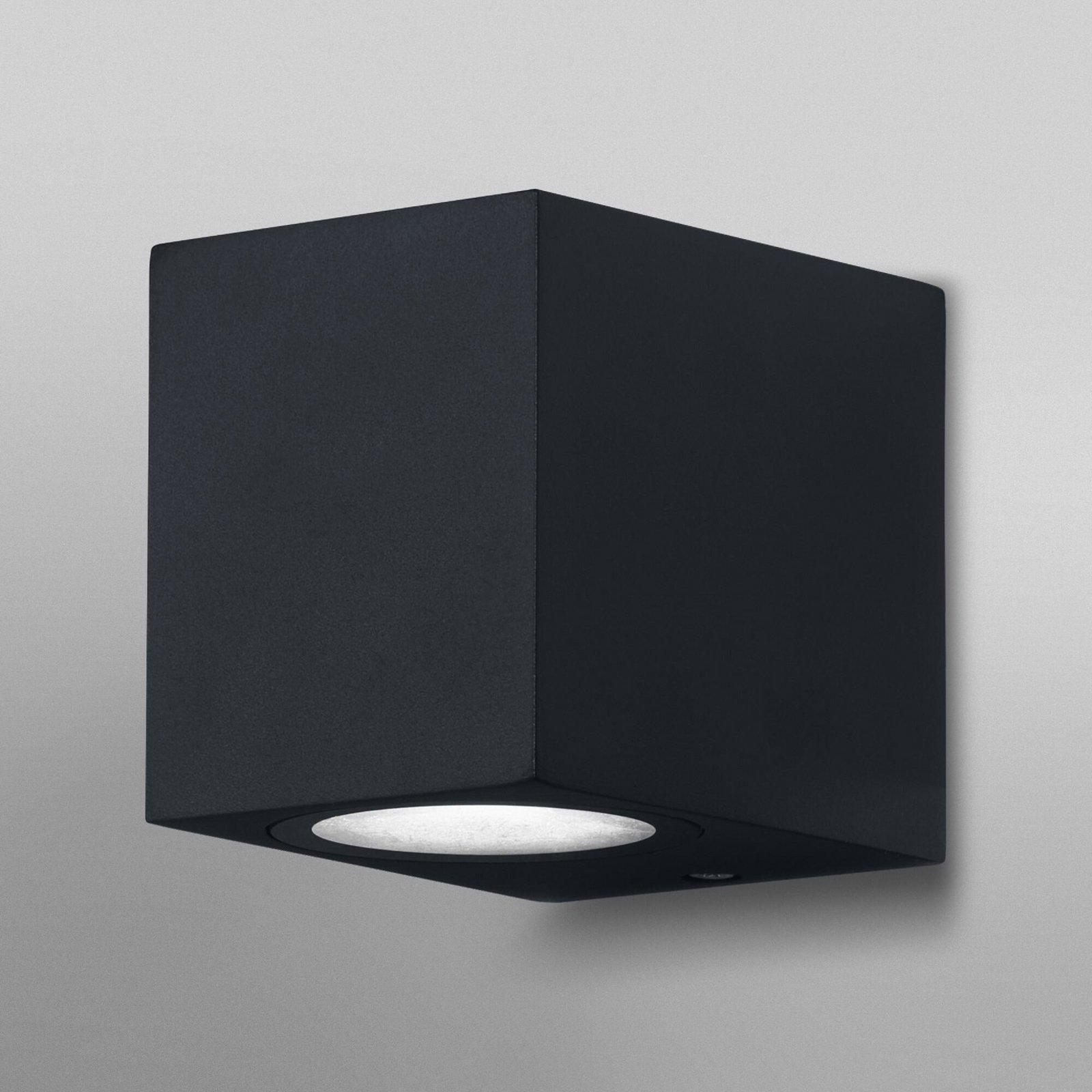 Candeeiro de parede exterior OSRAM ENDURA CLASSIC SQUARE preta down IP44