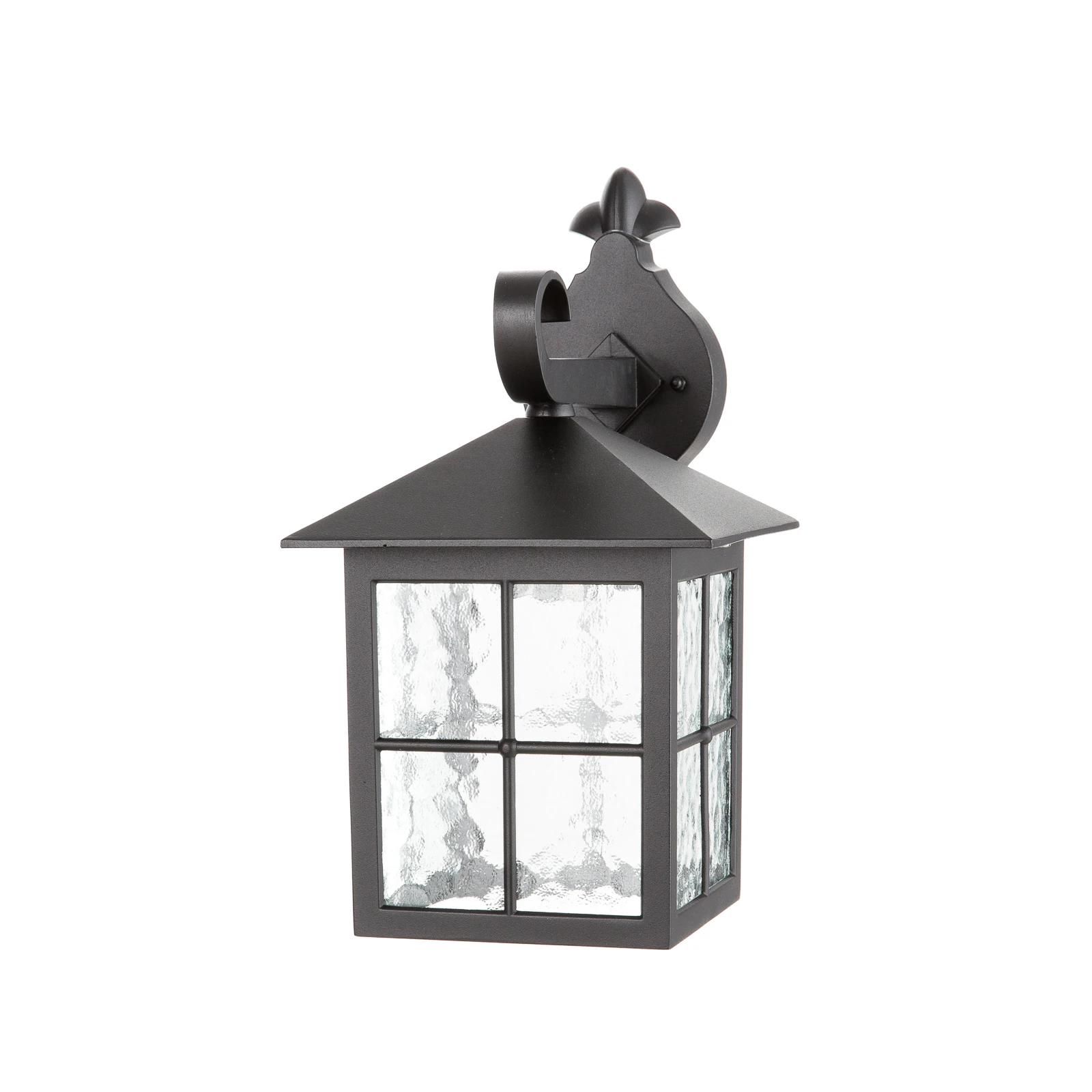 Utomhusvägglampa Winchester BL18, lykta nedtill, IP43